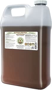 Artichoke Alcoholvrije Liquid Extract, Biologische Artichoke (Cynara scolymus) Gedroogde Blad Glycerite Hawaii Pharm Natural Kruidensupplement 64 oz
