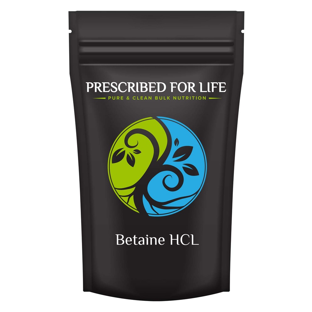 Prescribed For Life Betaine HCL, Natural USP Fine Granular (340g)