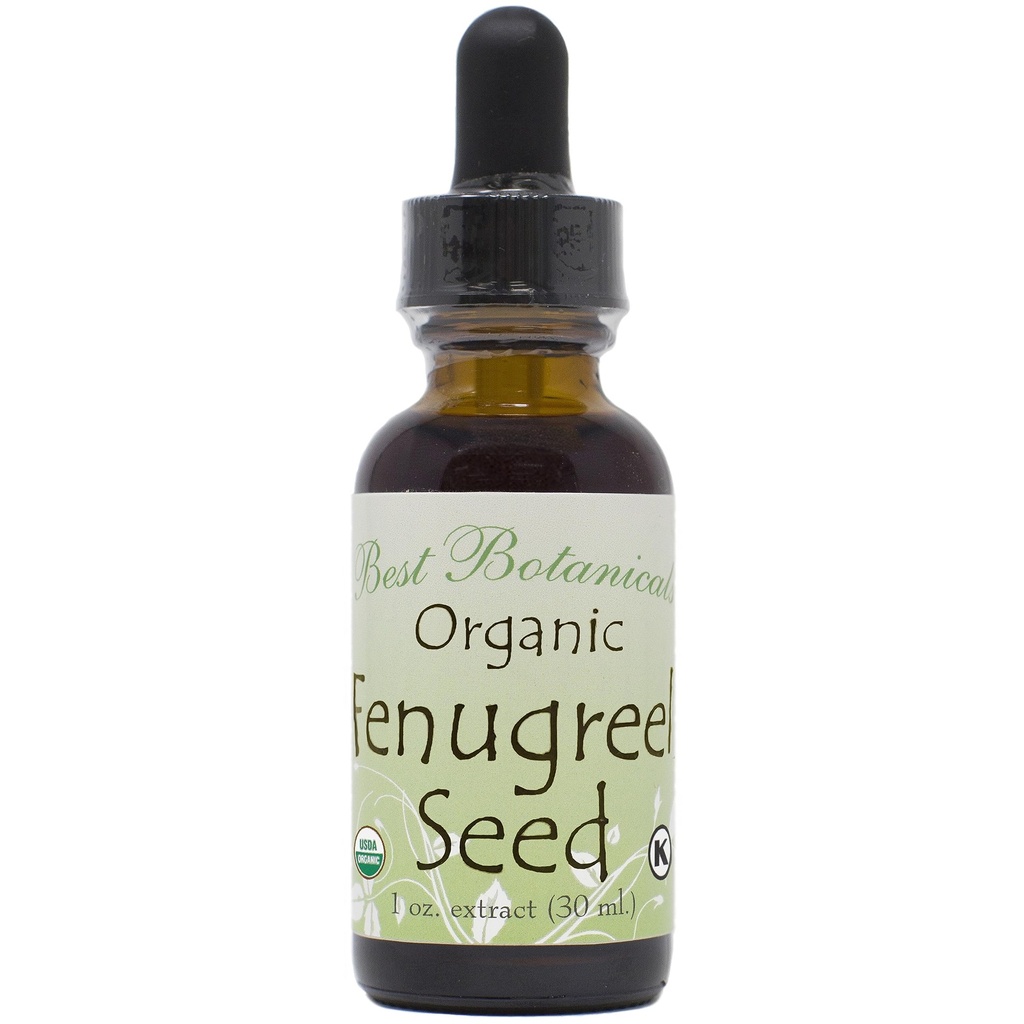 Best Botanicals Organic Fenugreek Seed Extract 1 oz.