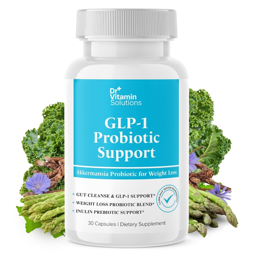 GLP-1 Probiotic Appetite Suppressant for Weight Loss, Inulin Gut Health