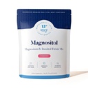 Utzy Naturals Magnositol | Magnesium Glycinate & Inositol Drink Mix | Supports Sleep, Relaxation, Balanced Energy | Strawberry Flavor | 30 Servings