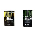 Animal Pak - Convenient All-in-One Vitamin & Supplement Pack - Zinc, Vitamins C, B, D, Amino Acids & Greens Pak - Chlorophyll, Spectra, Superfood Whole Food Prebiotic and Probiotic Super Digestion