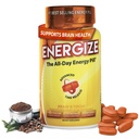 iSatori Energize Brain & Focus Caffeine Pillen - Snelle Acteren Alle Dag Energie Pillen, Brain Booster, Energie en Focus Supplement, Tijd Release Cafeïne betekent Geen Jitters, Geen Crash (60 Tablets)