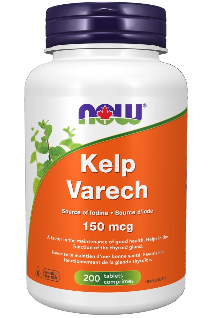 Now Foods Kelp 150Mcg Iodine 200Tab