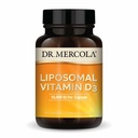 Dr. Mercola Liposomale Vitamine D3 - Ondersteunt Hart-, Bot- en Immuungezondheid - 10.000 IE per portie - Non-GMO, Sojavrij en Glutenvrij - 90 capsules (90 porties)