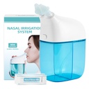 Neus Irrigatiesysteem met 30 Saline Packets, Sinus Rinse Machine, Neus Sinus Cleaner Machine met Water Tank en Afval Verzameling Tank - Blauw