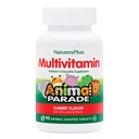 Natures Plus Animal Parade Multivitamine Kinderkauwraden - Cherry Flavor - 90 Animal-Shaped Tablets - Bevordert gezondheid en welzijn - Vegetarisch, Glutenvrij - 45 Serven