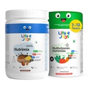 Little Joys Immunity Boosting Kit | 7-12 years | For Better Immunity & Strength | With Ragi, Bajra, Vitamin A, C, D3, B12, Zinc & DHA | With Nutrimix 350g & Multivitamin Gummies 30N