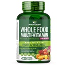 Gezonde Wellness Geheel voedsel Multivitamine voor vrouwen - Natuurlijke Multi Vitaminen, Mineralen, Biologische Extracten - 120 Tablets