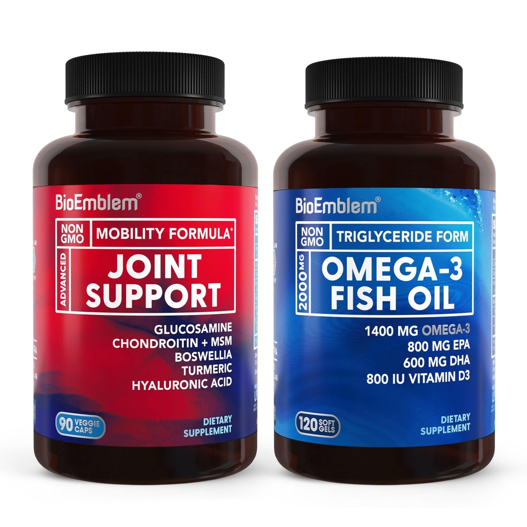 BioEmblem Omega-3 Visolie 2000mg en gezamenlijke ondersteuning