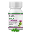 INLIFE Milk Thistle 800mg per Serving, 80% Silymarin 25:1, 60 Veg Capsules