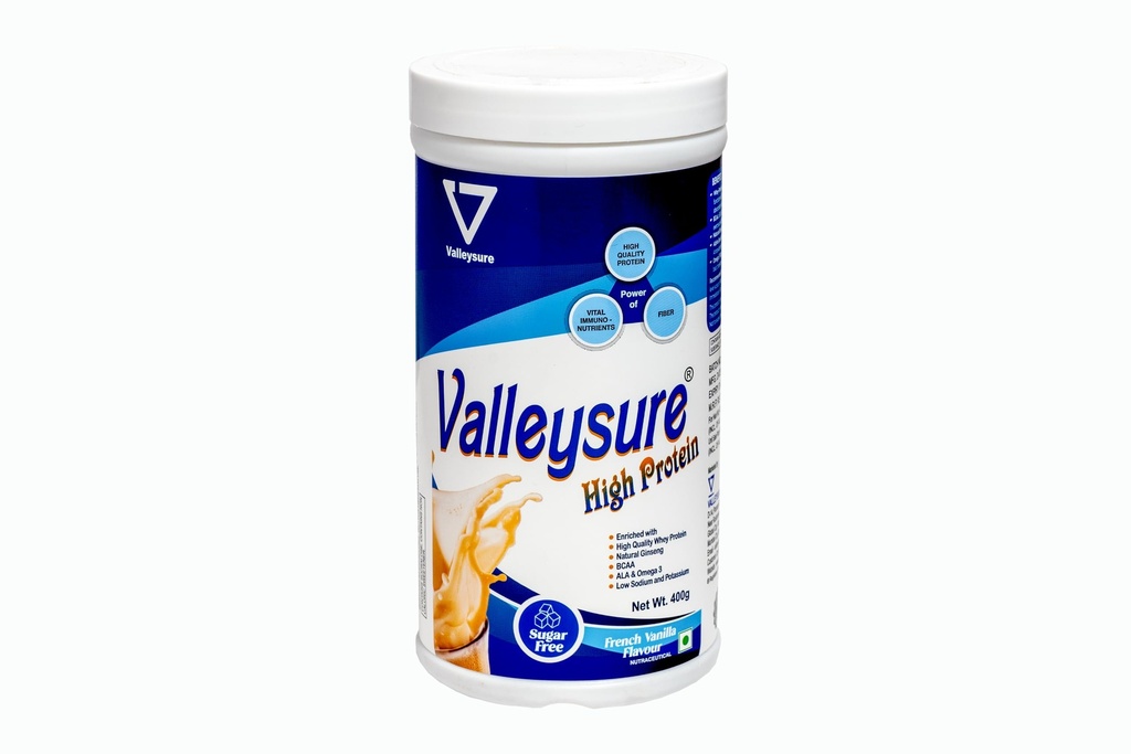 High Protein Powder– 400g | Whey Protein Supplement | Helps for Muscle Recovery, Energy & Fitness (Vanilla)