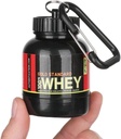 Serveuttam Whey Protein Powder Container Keychain - Easy to Carry Protein Powder in Gym | Portable Funnel Supplement Powder (1)