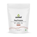 Unived Pea Protein Isolate with Natural Digestive Enzymes, 100% Vegan & Plant-Based, BCAAs, Amino Acid, Lean Muscle Development, Non-GMO & Sugar-Free, Natural (Chocolate 30 Servings)