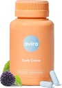 Ovira Curb Cravings Supplementen - Bevat CHRONOBLOCK, Energy Support Capsules, Voedingssupplementen voor mannen en vrouwen, Chroom-100mg
