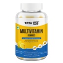 Tata 1mg Multivitamin Gummies With Zinc, Magnesium and Folic Acid for Immunity & Energy (Pack of 30 Gummies, Lemon Flavour)