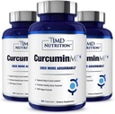 1MD Voeding CurcuminMD Plus - Kurkuma Curcumin met Boswellia Serrata - 285x Meer Absorbeerbare .. Gezamenlijke Stiffness, Muscle Recovery en Mood Support 