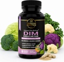 DIM supplement met Broccoli Extract en BioPerine - Natuurlijke Hormone Balance Ondersteuning voor vrouwen en mannen - Estrogen Balance - Menopauze, Acne - 60 Vegetarische Capsules met Calcium D-Glucaraat