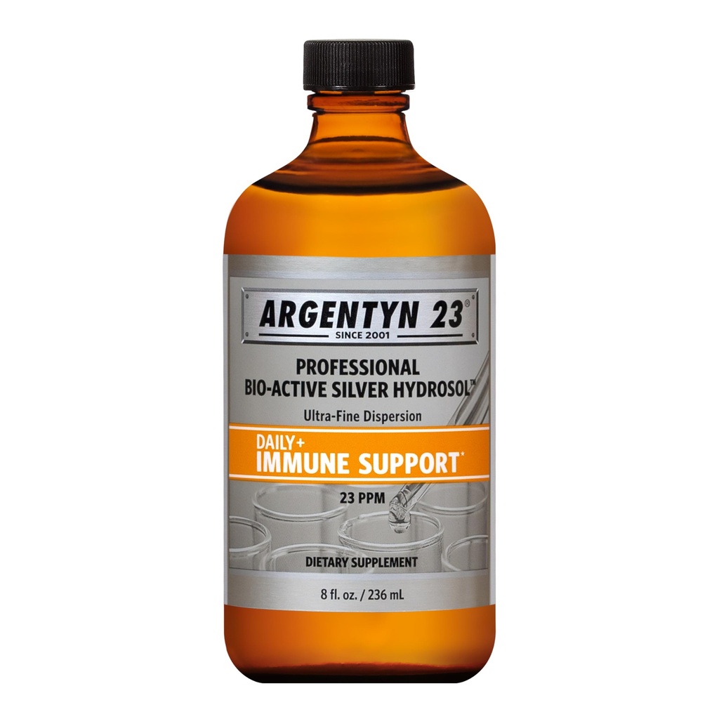 Argentyn 23 Professionele Immuunondersteuning - Colloïdaal Silver, Bio-Active Silver Hydrosol, 23 ppm, Liquid Twist Top, 8 Fl Oz (236 ml)