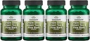 Swanson Grape Seed Green Tea & Pine Bark Complex Hart Cardiovasculaire Immuun Ondersteuning Gezondheid Antioxidant Gezonde Bloeddruk Ondersteuning Polyfenolen OPCS Herbal Supplement 60 Capsules (Caps) (4 Pack)
