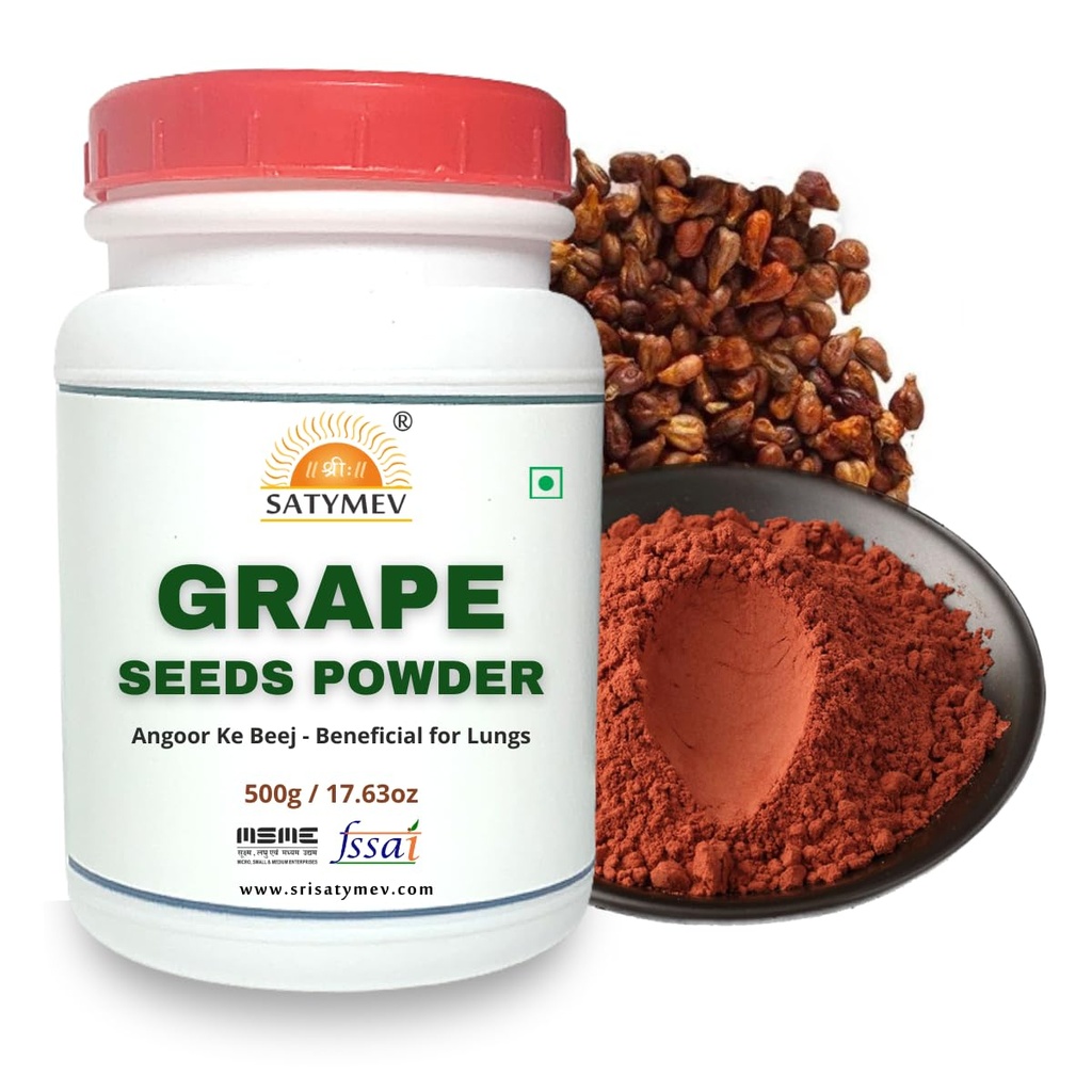 SriSatymev Grape Seeds Powder 500g/17.63oz