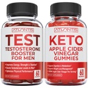 Atlantis Nutrition Testosteron Booster 60 Gummies + Keto Apple Cider Vinegar 60 Gummies