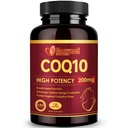 CoQ10 200mg Softgels met PQQ & Omega 3, Maximale Absorptie Co-enzym Q10, Krachtig Antioxidant voor Hart- en Energiegezondheid, 120 Telling, 4 maanden Levering, Non-GMO