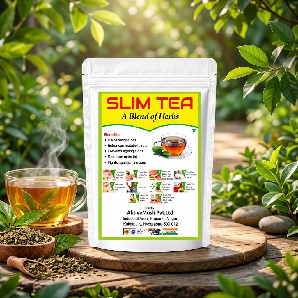 Slim Tea | Weight Management Loose Tea Ginger, Tulsi, Herbal Tea