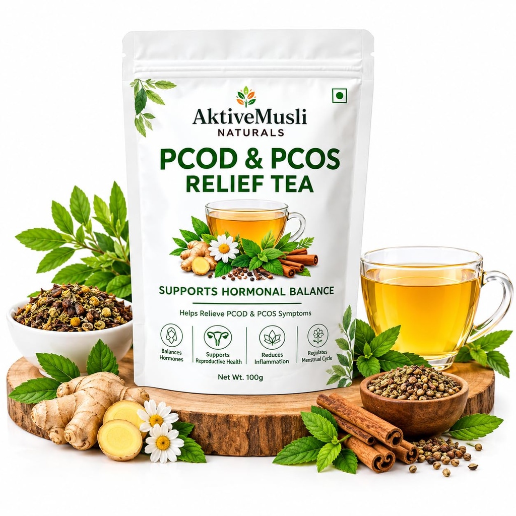 PCOD & PCOS Herbal Tea | Caffeine-Free Women Wellness Infusion