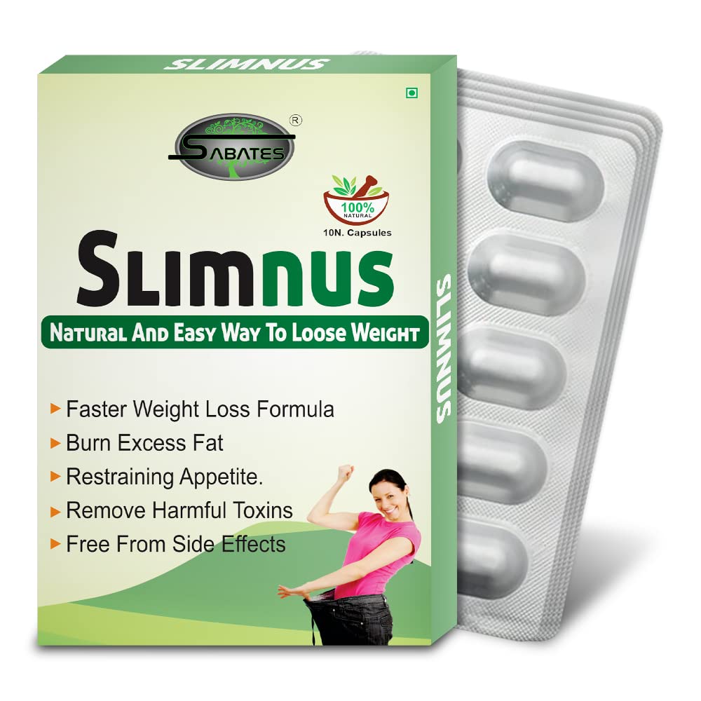 Slimnus Capsules Helps Burns Extra Fat Without Diet Exercise Fastly organic ingredients