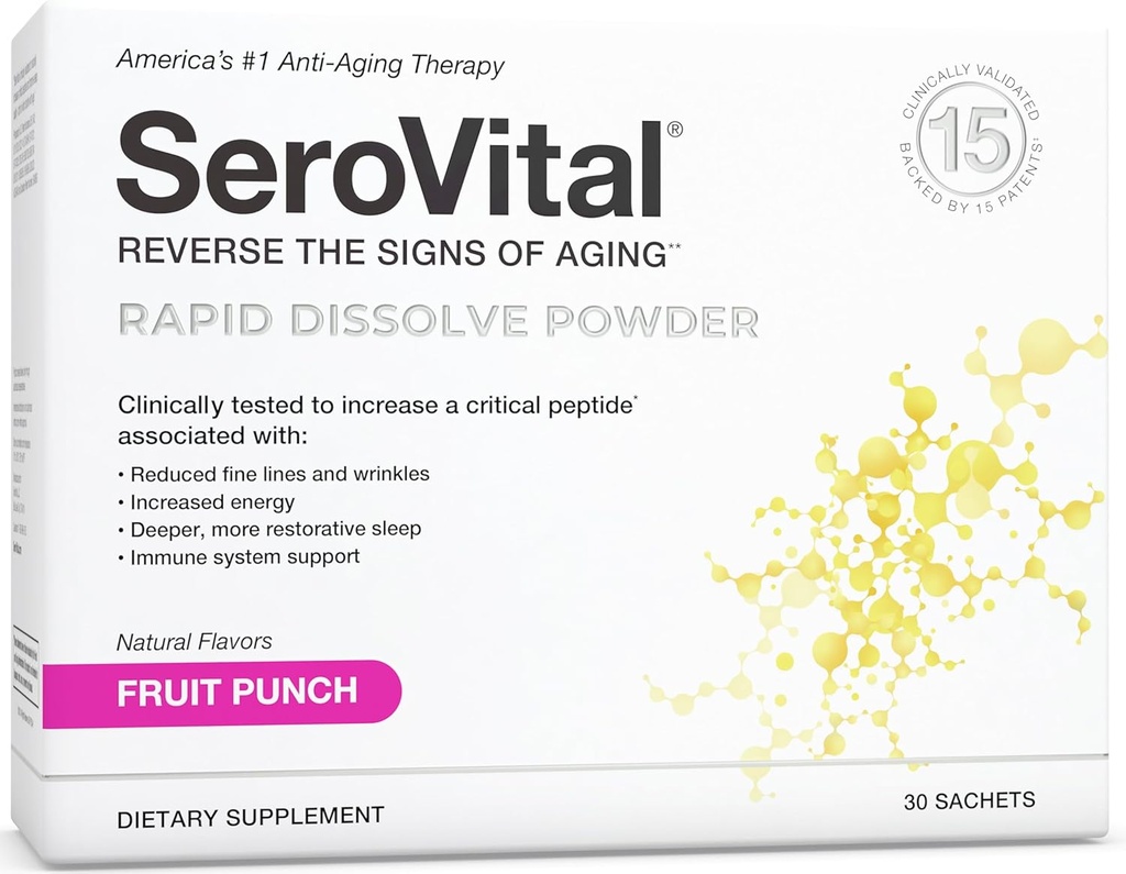 Seravital Rapid Loss Powder - Anti-Aging Supplement voor vrouwen, huidvoordelen, energie en betere slaap 