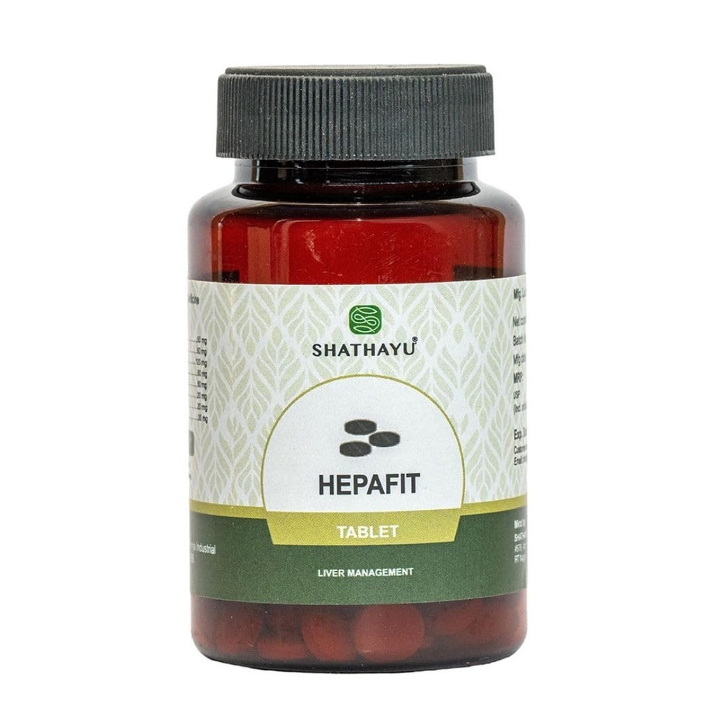 Hepafit Ayurvedic Liver Detox Tablets - Natural Support for Fatty Liver, Jaundice & Digestion | Repairs Alcohol Damage | 100 Count