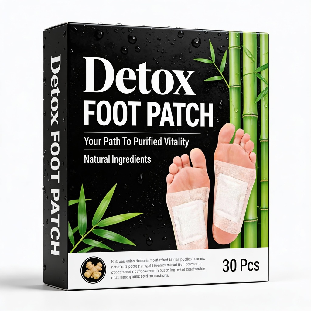 Premium Detox Foot patches 30 pads, Cleansing Toxin Remover Foot Pads, Pain Relief,Stress Relief Sleep Patch for Detoxification, For Men & Women (pack of 3= 30 pads)