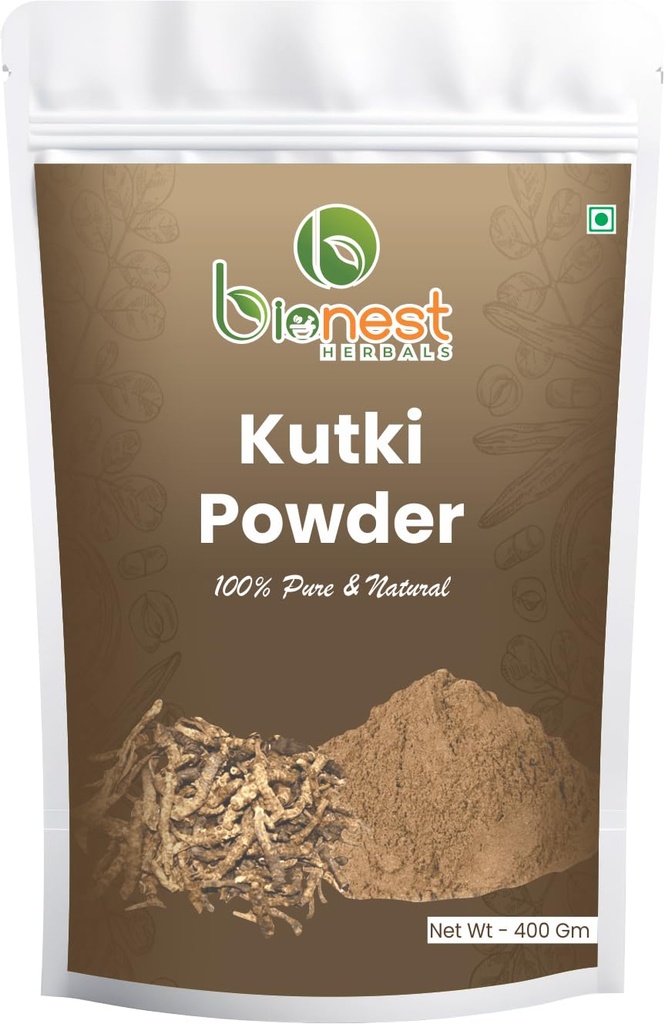 Kutki Powder - 400 gm | Picrorhiza Kurroa | Katuki | Kutaki | Liver Detox & Blood Sugar Support | Ayurvedic Herb