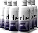 Rho Nutrition Liposomal NAD+ – Liquid Supplement Designed to Help Support Absorption – Active Form of NAD+ Helps Support Normal Cellular Health, Healthy Aging, Energy Metabolism & Vitality – 6 Pack