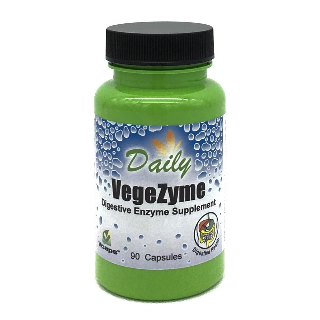 Dagelijkse productie VegeZymeTM Vegetarische spijsverteringsenzymen (amylase, Lactase, Protease, Lipase, Cellulase, Bromelain & Papaya)