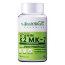 Health Veda Organics Vitamin K2 55 mcg Supplement for the Bone Health Support for Both Men and Women | 120 Vegan Capsules Pack