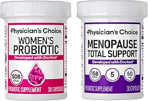 Artsen KEUZE Totaal Vrouwen Menopauze Ondersteuning Bundle - Vrouwen Probiotica + Menopauze Probiotica 30ct