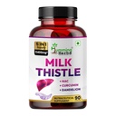 Humming Herbs Milk Thistle supplement 1140mg Liver Support Formula with NAC, Curcumin, Dandelion and Black Pepper - 90 Veg Capsules, Bioavailable Detox Supplement