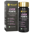 Healeo Liver Forte 2500mg, 17-in-1 Milk Thistle Liver Detox Supplement with NAC, Glutathione, Turmeric, Dandelion - Fatty Liver Cleanse, Care & Support - Lab Tested - 60 Veg Tablets