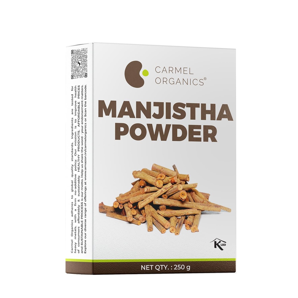 CARMEL ORGANICS Manjistha Root Powder 250 Gram