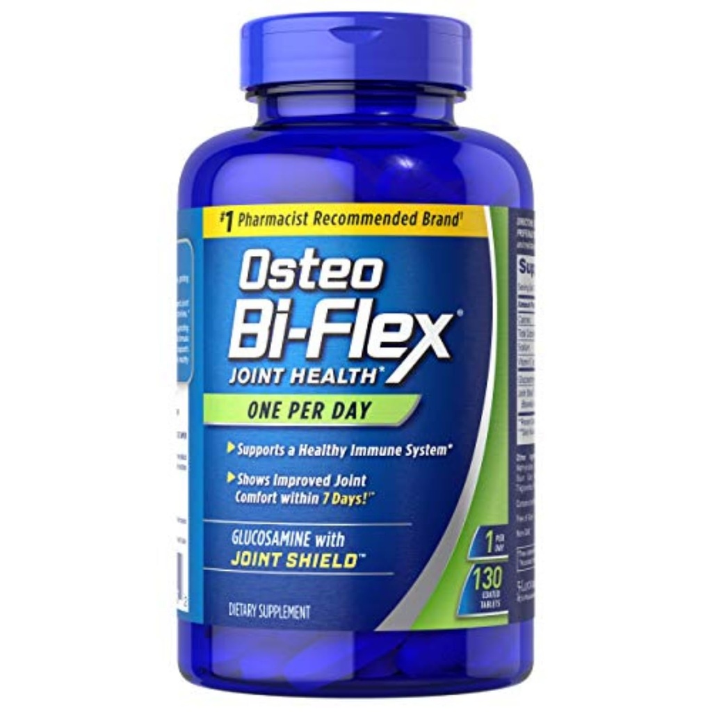 Osteo Bi-Flex Glucosamine met vitamine D, één per dag door Osteo Bi-flex, Joint Health,130 gecoate tabletten, 130 Tellen