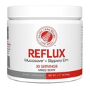 Reflux - Digestief supplement - Elke tub = 30 scoops = 30 servers - Mucosale ondersteuning voor zure problemen - met Mucosave FG en Slippery Elm Bark (1 tub)