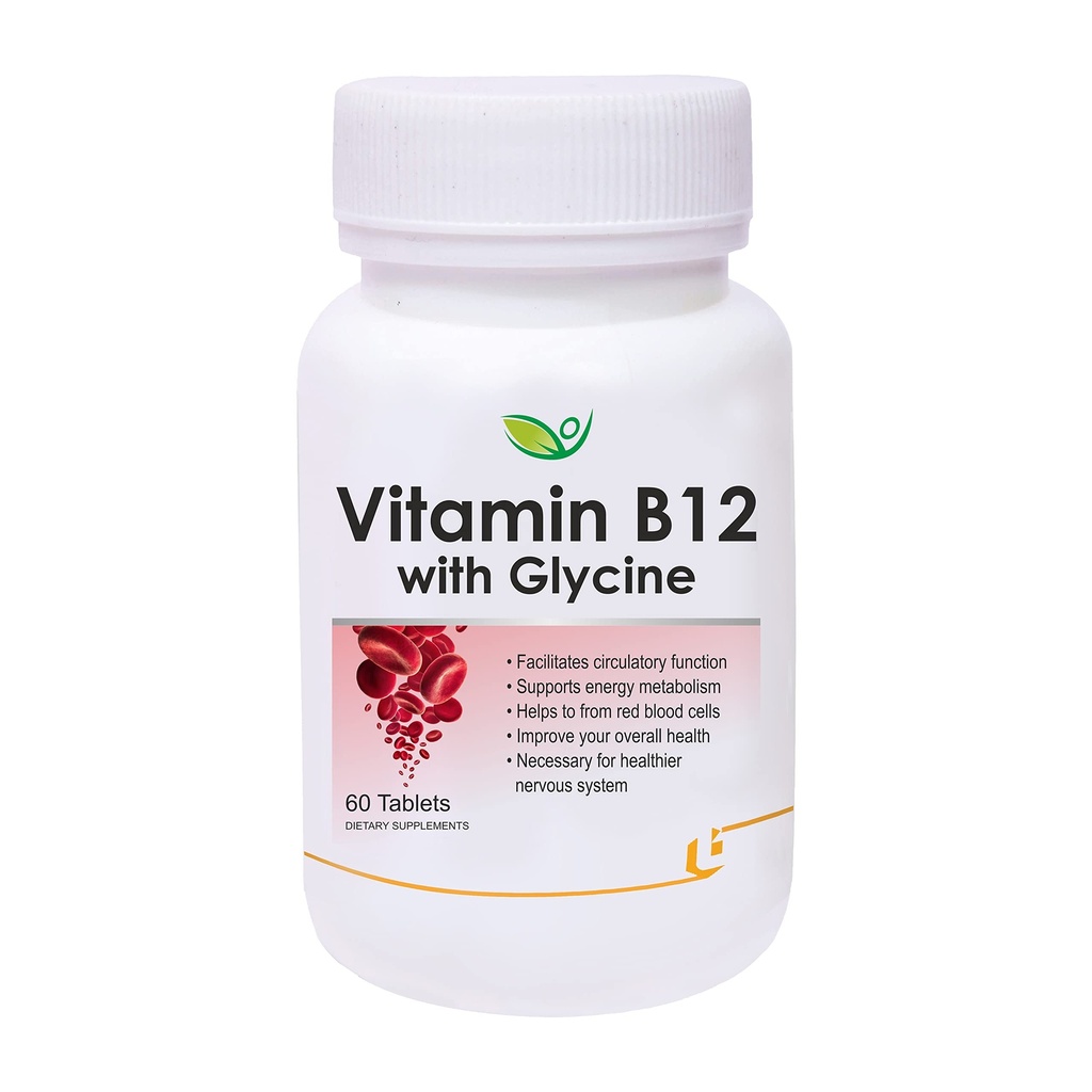 Biotrex Nutraceuticals Vitamin B12 Supplement With Glycine - 60 Tablet