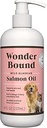 Merk - Wonder Bound Wild Alaska Salmon Oil - Skin and Coat Support, Omega 3 Supplement voor hond en kat, 8 fl oz