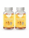 Nourish BIO Kids Multivitamin (Sugar-Free) Gummies with Calcium, Vitamin D3, A, B6, B12, C, E, Folic Acid, Biotin DHA & Zinc, for growth & development Supports Immunity, Energy, and Bone Health (2, 30 Gummies Per Pack)