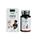 Yugap YuHim Multivitamin Tablet for Men | With 28 Super Nutrients including Vitamins A, B1, B2, B3, B6, B12, C, D2, E & K along with Bacopa, Milk thistle, Grape Seed, Zinc, Magnesium, Calcium, Iron & more for Energy, Immunity, Muscles and Overall Health | Veg 60 tablets