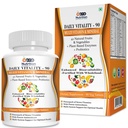 Pronutrition Daily Vitality Multivitamin & Mineral Tablets for Men & Women | 42 Fruits & Vegetables Blend | Enzymes & Probiotics | Immune, Energy & Digestive Support | 90 Veg Tablets