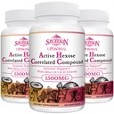 1500 mg Liposomal Active Hexose Correlated Supplement,360 Zachte Gels Beta-Glucans met natuurlijke paddo extract, immuunsysteem, leverfunctie, handhaven T-Cell & Killer Cell activiteit