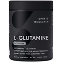 Sport Research® L-Glutamine - Workout Recovery, Immune Health & Gut Health Support - 5 G per portie - 10,58 Oz